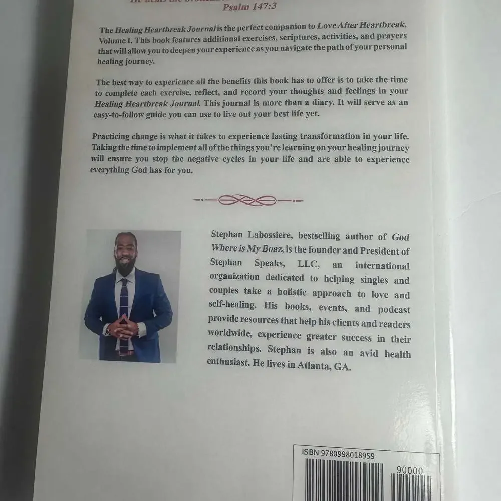 Healing Heartbreak Journal by Stephan Speaks